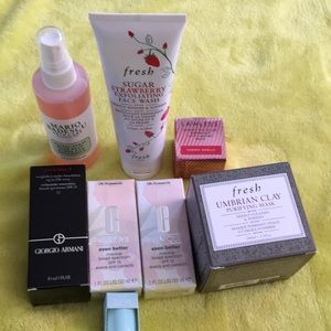 Unopened facial products.